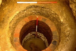 An 18th-century well excavated at Portmill Lane in 1980